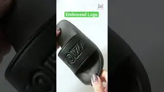 Custom slippers with embossed logo 🤩| Kid&rsquo;s fashion #shorts