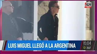 Luis Miguel llegó a la Argentina y las fans como locas