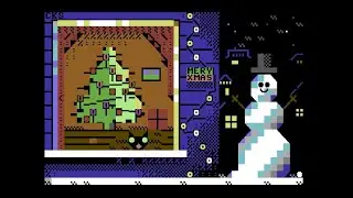 Commodore 64 XMas PETSCII animation