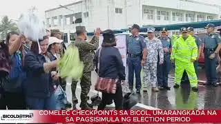 PNP COMELEC Checkpoint sa Bicol, Umarangkada na