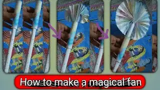 How to Magic stick fan //🪭//@dark art and crafts//