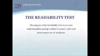 Readability User Testing