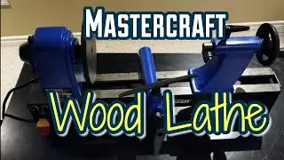 Mastercraft Wood Lathe unboxing and use