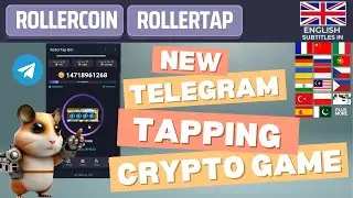 Join RollerTap, a new tapping crypto game in Telegram #rollercoin #tap