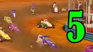 Tony Stewart's Sprint Car Racing Career Mode| 305 Episode 5| Pack Racing and Rubbing!|