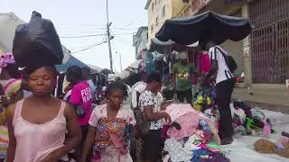 CHEAP AFRICAN CLOTHING MARKET GHANA ACCRA KANTAMANTO