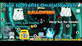 BEST WAY TO PROFIT FORM 20WL ON HALLOWEEN 🎃| GROWTOPIA HALLOWEEN 2024