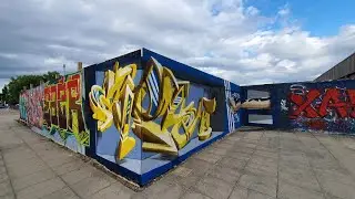 Bring the paint 2022 Leicester some of the amazing artists at work.