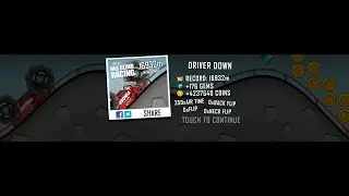 Hill Climb Racing 1.62.1 (500 fps): Big Finger + Highway 16932m (full run)