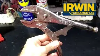 Alicate de Pressão de 10 Polegadas Reto e Curvo Irwin 44815