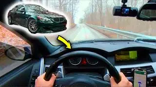 COUNTRY ROADS + V10 SCREAMS! | BMW E60 M5 POV DRIVE