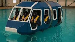 HUET - Helicopter Underwater Escape Training (Treinamento de Sobreviv&ecirc;ncia no Mar) 