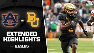 Auburn vs. Baylor Extended Highlights | 2025 Big 12 Football