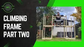 PART TWO! Monkey Business on a BUDGET! DIY CASTLE Climbing Frame in YOUR BACK YARD!