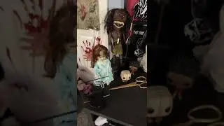Updated horror room tour - an amazing collection of horror over the years.