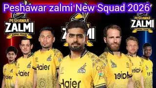 Peshawar zalmi New squad 2026/ pakistan super league PZ New squad/ sports@.revenue