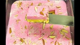 Ghass ka Halwa / Instant China Grass Halwa / Ramadan Special Pudding / Multilayered Grass halwa