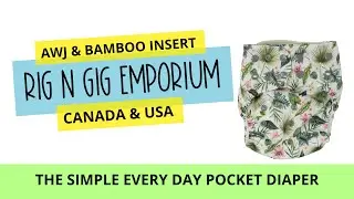 Rig N Gig  - AN Affordable Pocket Diaper in Canada - The Diaper Review