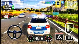 US Cop Duty Police Car Chase Simulator | Realistic Driving, Parking & Thief Android Gameplay 2025