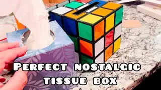 This Tissue Box Is a Rubik&rsquo;s Cube 😮 | Retro Desk Decor Unboxing