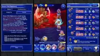 Final Fantasy Record Keeper - Crushdown Record (Nightmare Dungeon) - Demon Wall (Nightmare)