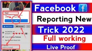 facebook reporting real trick 2022 | how to report facebook account 2022 | permanently delete fb