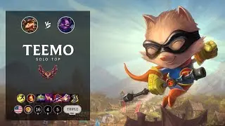 Teemo Top vs Kennen - NA Grandmaster Patch 12.20