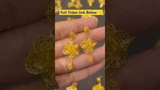 Gold Turkey Earring/Gold Jewellery Collection/Gold Kan Earring #shorts #short #trending #ytshorts