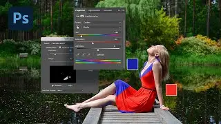 Making Quick Selections, Color Range Selections, Masks, & Adjustment Layers in Photoshop
