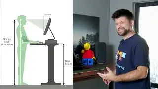 9am Home Pesk Pro Hardwood Home Office Electric Standing Desk | Featured by @TechManPat