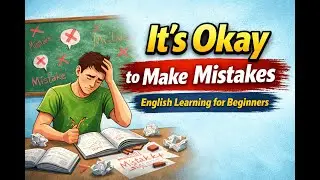 IT OKAY TO MAKE &ldquo;MISTAKE&rsquo;&rsquo; Motivational advice in ENGLISH | ENGLISH LEARNING FOR BEGINNERS.