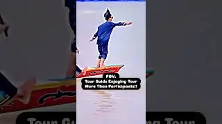 POV: TOURGUIDE IS ENJOYING THE TOUR MORE THAN THE TOURISTS #tourguide #guidedtours #tourism
