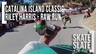 Catalina Island Classic 2015 Open Semi-Finals - Riley Harris Go Pro - Raw Run - Skate[Slate].TV