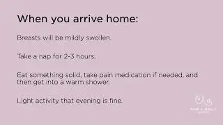 What happens when you arrive home after breast lift surgery? | NYC Breast Lift