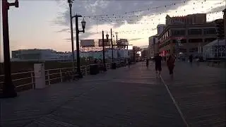Атлантик-Сити. Штат Нью-Джерси. Пляж и променад. Atlantic City USA