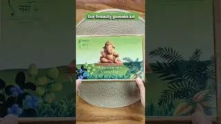 Eco-friendly ganesha kit #diy #ganesh #kit #cutified #terracotta #unboxing