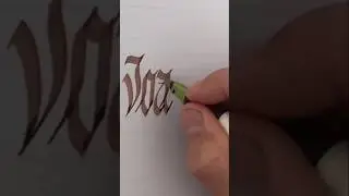 &bdquo;a&rdquo; #calligraphy #handwriting #lettering #art #diy #writing #kaligrafia #blackletter #script #fy