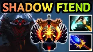🔥 NEW PATCH 7.40b SHADOW FIEND MID PURE SKILL, PURE DAMAGE | DOTA 2 GAMEPLAY 🔥