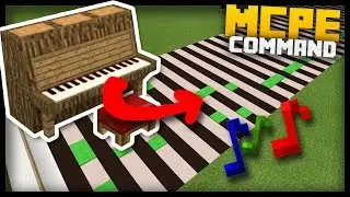 MCPE - Real Time MUSIC MAKER & READER with Command Blocks!