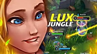 LUX JUNGLE ON SEASON 14 IS GOOD! (KINDA) BUILD & RUNES