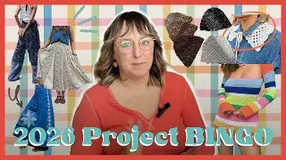 2026 Project BINGO | Crochet, Sewing, Upcycle, Books, & Cozy Gaming Goals