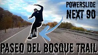 Paseo Del Bosque Trail Skate in My Powerslide NEXT 90