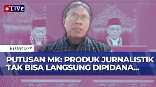 [FULL] Respons Anggota Dewan Pers Terkait Produk Jurnalistik Tak Bisa Langsung Dipidana & Perdata