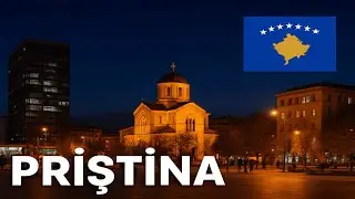 PRİŞTİNA MERKEZDE AKŞAM YÜRÜYÜŞÜ 🇽🇰 KOSOVA