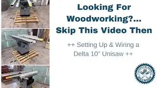 Dont Watch This if You Are Looking For Wood Working - Table Saw Wiring Install