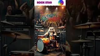 Cool Cat Drummer ROCKS the Stage! Crowd Goes WILD!
