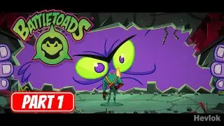 BATTLETOADS I Gameplay Walkthrough PART 1 - No Commentary