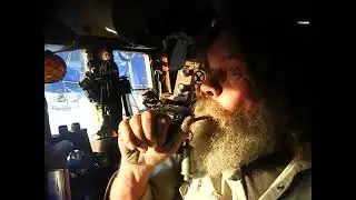 Boats demonstrates his talents on a  Bos'n pipe.