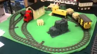 Lego narrow gauge layout