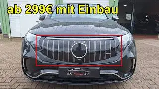 Mercedes EQC N293 | K&uuml;hlergrill ab 299&euro; mit Einbau | Grill chrom schwarz W293 V293